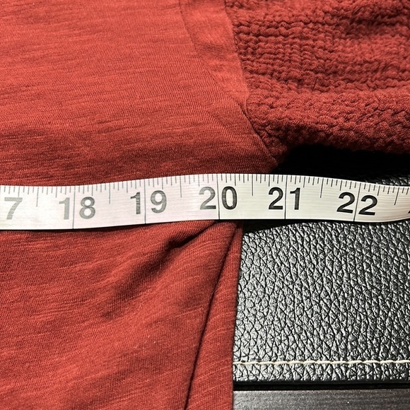 Anthropologie Velvet by Graham and Spencer Margot Knit Top Puff Sleeve Shirt 1X - Picture 12 of 13